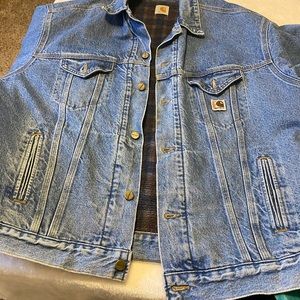 Denim Carhartt jacket XXL